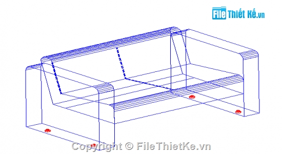 file nội thất,3d armchair,File cad